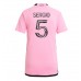 Maillot de foot Inter Miami Sergio Busquets #5 Domicile vêtements Femmes 2024-25 Manches Courtes